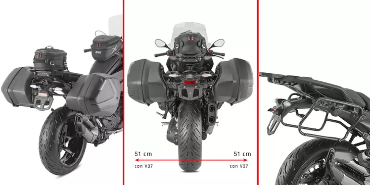 Givi Tub. Pannier Holder Bmw R1300Rs (25 - Monteringsatser & Pakethållare - D530707 - 1