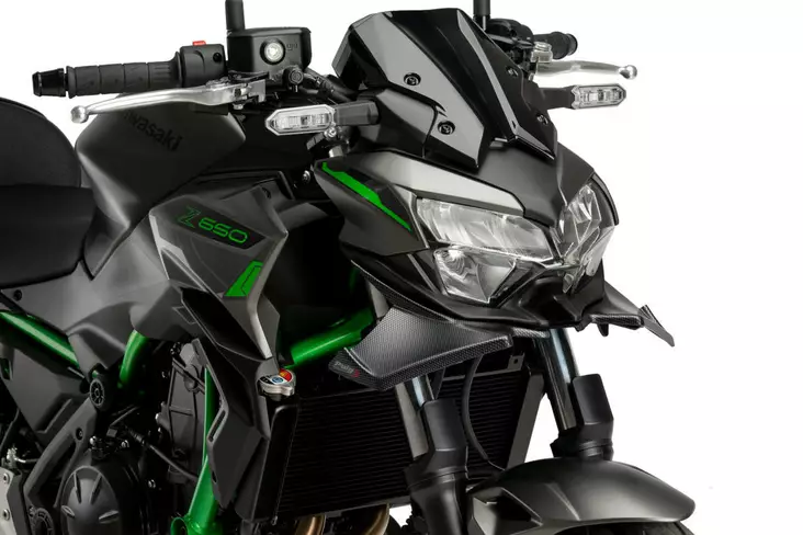 Puig Frontal Spoiler Naked Kawasaki Z650 - Kåpor & Vingar Street - D483817 - 1