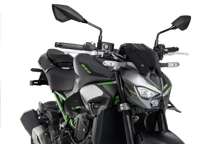 Puig Spoilers D12 Kawasaki Z900 25' C/Bl - Kåpor & Vingar Street - D520447 - 1