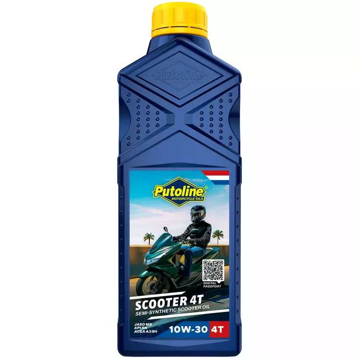 Putoline Scooter 4T 10W-30- 1L - Motorcykeloljor 4T - D526977 - 1