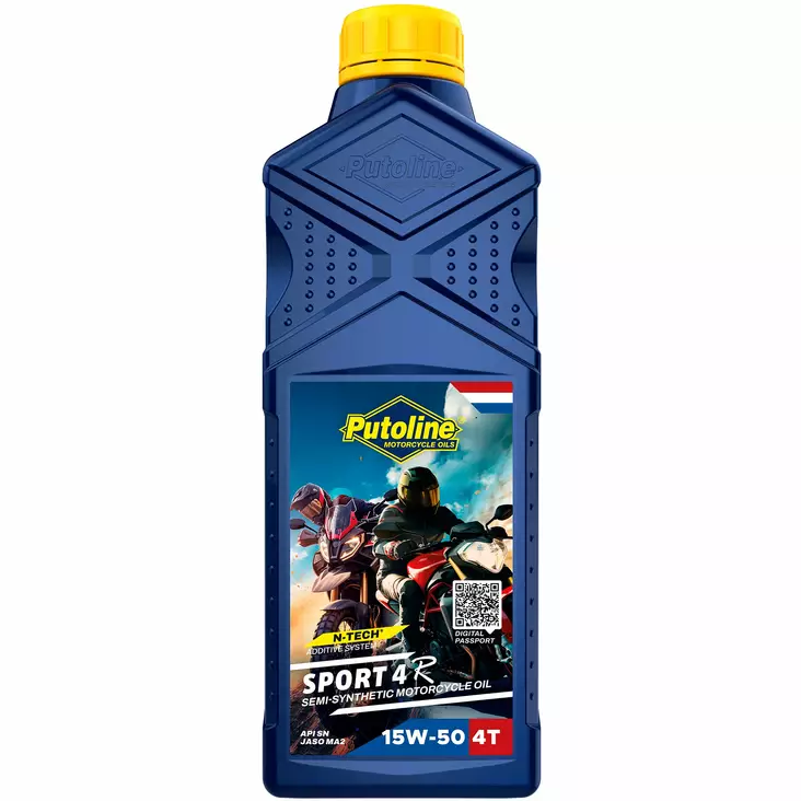 Putoline Sport 4R 15W-50- 1L (12) - Motorcykeloljor 4T - D526967 - 1