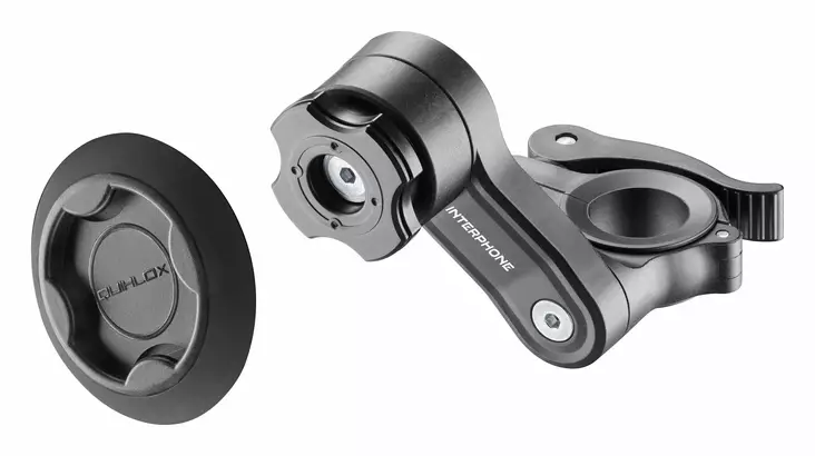 Interphone Quiklox adhesive pad + handle - Tillbehör till Mobiltelefon - D507877 - 1