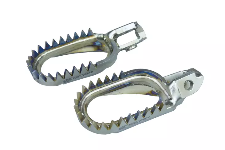 Scar Titanium Footpegs Anti Mud - Stark - Fotpinnar - D503987 - 1