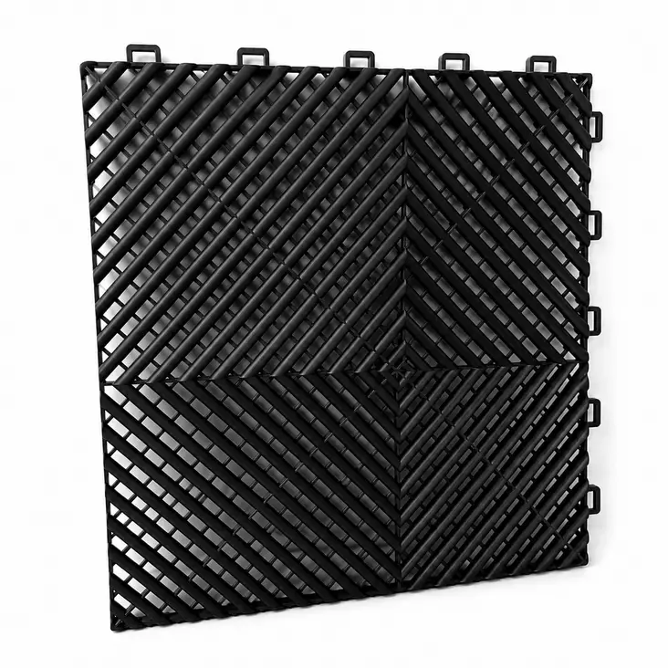 TMV Garage Floortiles 400x400x18 - Black - Tillbehör - D529847 - 1