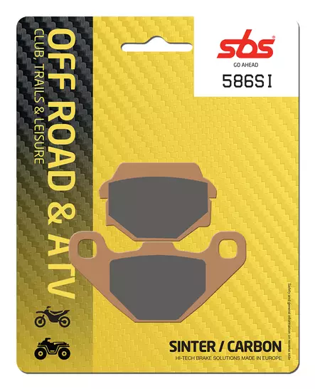 Sbs Bromsklossats Sintered Offroad - Bromsbelägg - D106828 - 0