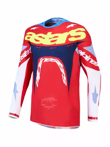 Alpinestars Tröja Supertech Dyna Röd/Vit - Crosströjor - D521518 - 1