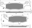 GOLDFREN Bromsbelägg 104 Ceramic carbon - Bromsbelägg - D26498 - 1