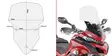 Givi Specific screen, transparent 59 x 4 - Vindskydd - D91588 - 1