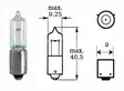 Glödlampa 12v 21w Bay 9s H21W minihaloge - Glödlampor - D475628 - 1