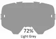 Leatt Lins ljusgrå 72% - Linser & Reservdelar Crossglasögon - D146508 - 1
