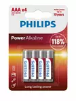 Philips batteri LR03 / AAA Power Alkalin - Finger batterier - D430628 - 1