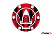 Puig Fuel Cap Cover Mod. Radical Ducati - Modellspecefika dekaler - D185178 - 1