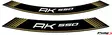 Puig Kit 8 Rim Strips Kymco Ak550 C/Gold - Fälgdekaler - D186628 - 1