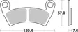 Sbs Bromsklossats Racing Sintered - Bromsbelägg - D114018 - 1