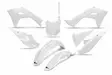 UFO Plastic kit 5-parts White KX250F 25- - Plastkit - D491488 - 1