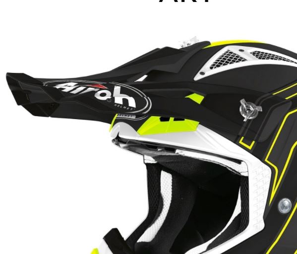 Airoh Aviator Ace Skärm Art black matt - Tillbehör & Reservdelar till hjälm - D325688 - 1