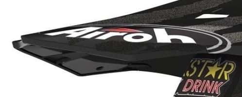 Airoh Twist 2.0 Extended short Skärm sva - Tillbehör & Reservdelar till hjälm - D372168 - 1