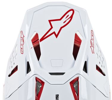 Alpinestars Skärm S-M10 - DYNO Vit - Tillbehör & Reservdelar till hjälm - D160118 - 1