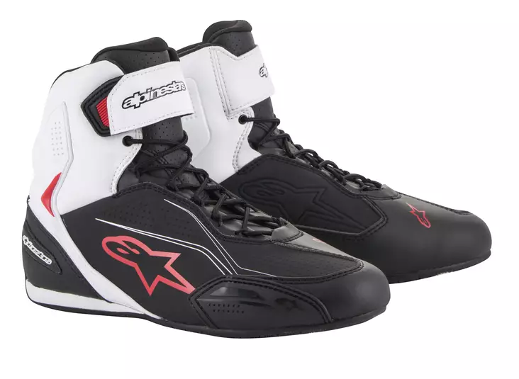Alpinestars Sko Faster-3 Svart/Vit/Röd - MC Skor  - D150868 - 1