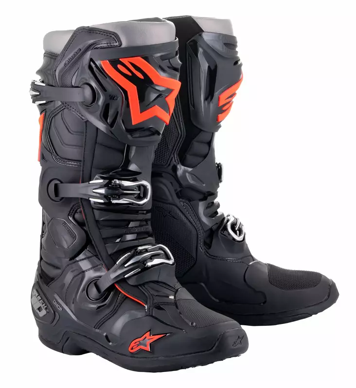 Alpinestars Stövel Tech 10 Svart/Röd Flu - Crosstövlar - D422378 - 1