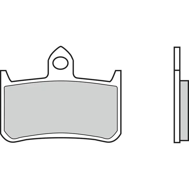 Brembo Bromsklossats Carbon-Ceramic - Bromsbelägg - D114418 - 0