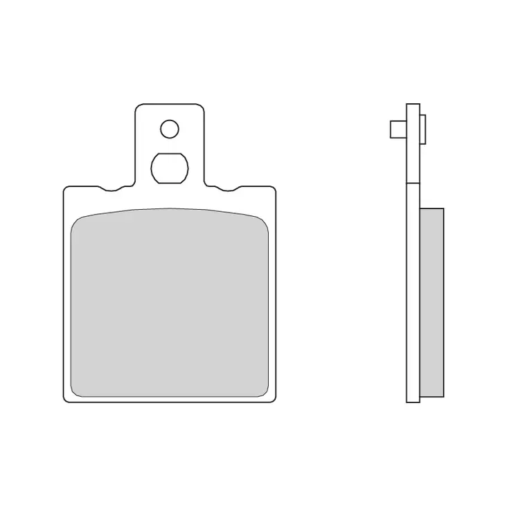 Brembo Bromsklossats Sintered Bak Road - Bromsbelägg - D114278 - 1