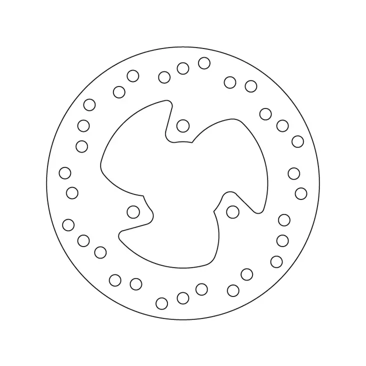 Brembo Serie Oro bromsskiva - Bromsskivor - D6238 - 1