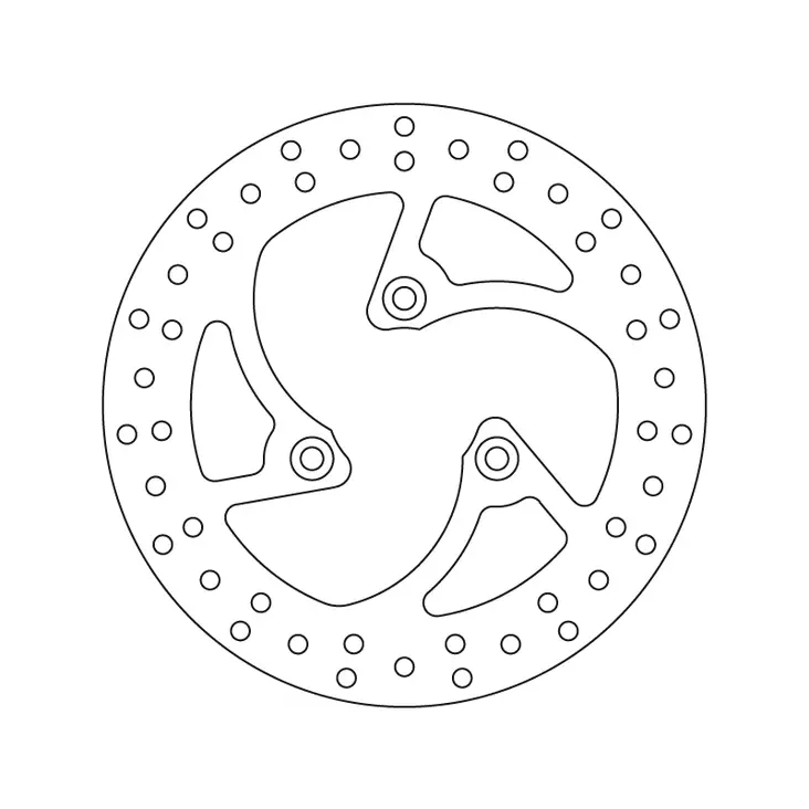 Brembo Serie Oro bromsskiva - Bromsskivor - D6258 - 1