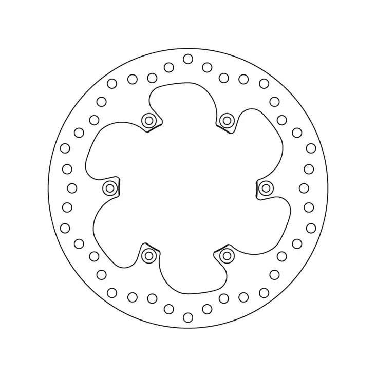 Brembo Serie Oro bromsskiva - Bromsskivor - D6268 - 1