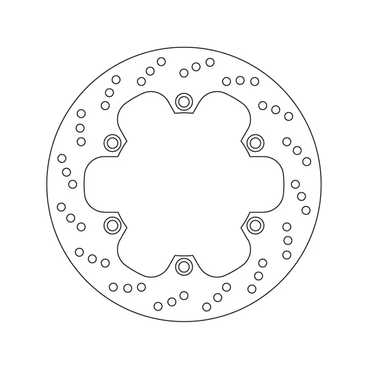 Brembo Serie Oro bromsskiva - Bromsskivor - D6298 - 1