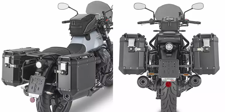 Givi PANN. HOLDER MOTO GUZZI V7 STONE (2 - Monteringsatser & Pakethållare - D422788 - 1