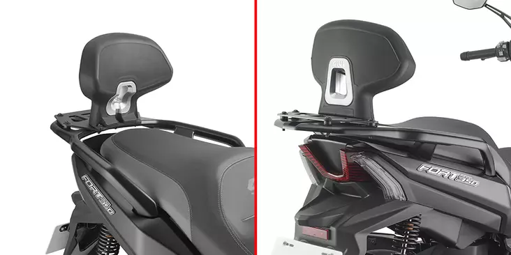 Givi Spec. Backrest Qj Motor Fort 350 (2 - Tillebhör/Reservdelar - D481958 - 1