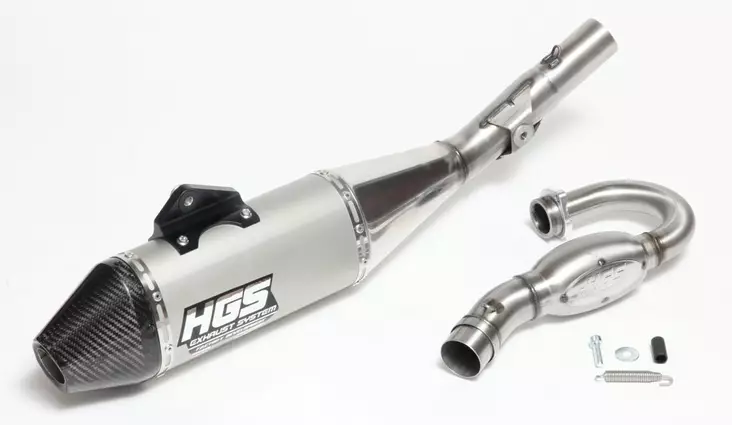 HGS Exhaust system 4T Complete Grey Stee - Komplett avgassystem - D479798 - 1