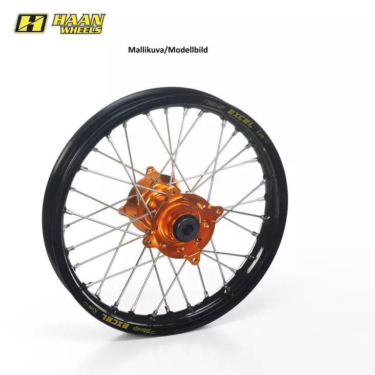 Haan wheel SX65 16-24 REAR 12-1,60 BLACK - Kompletta Hjul - D236528 - 1