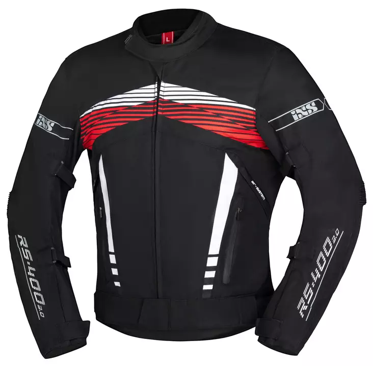 IXS Sports mc-jacket RS-400-ST 3.0 black-white-red - MC Kläder - 75618 - 1