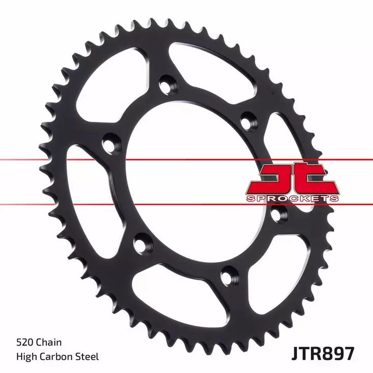 JT Bakdrev ZBK - Svart Zinc JTR897.40ZBK - Framdrev - D480098 - 1