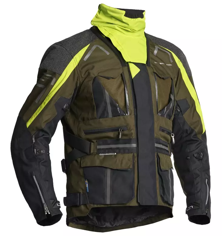 Lindstrands Textiljacka Oman Svart/kiwi - Jackor med membran  - D252308 - 1