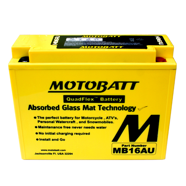 Motobatt MB16AU batteri - Batterier - D2778 - 1