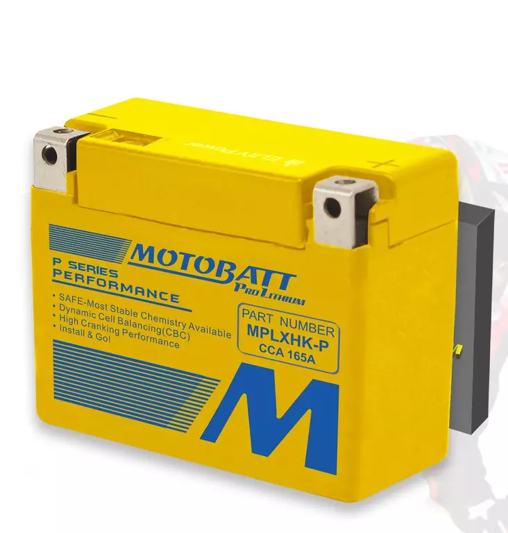 Motobatt Lithium batteri MPLXHK-P Ho/Ka/ - Batterier - D388228 - 1
