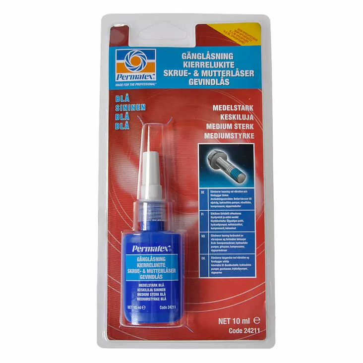 Permatex Gänglåsning medium 10ml - Impregneringsmedel - D464888 - 1