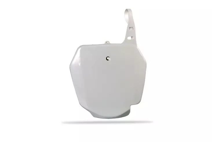 Polisport Number Plate RM85(02-..) white - Nummerplåt - D329388 - 1
