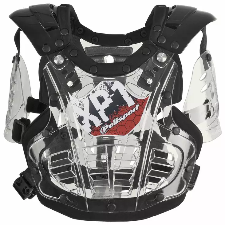 Polisport XP1 MINI Clear/Black/Clear (20 - MC Bröstskydd - D328328 - 1