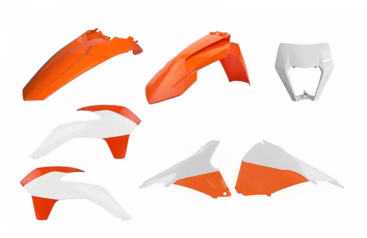 Polisport kit w/mask enduro restyling KT - Plastkit - D327268 - 1