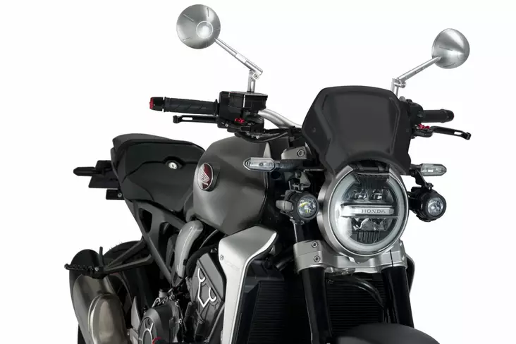 Puig Aluminium Front Plate For Honda Cb1 - Kåpor & Vingar Street - D260528 - 1