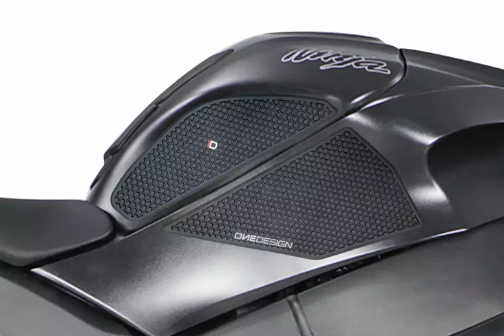 Puig Lateral Tank Pads Kawasaki C/Black - Tankskydd - D261108 - 1