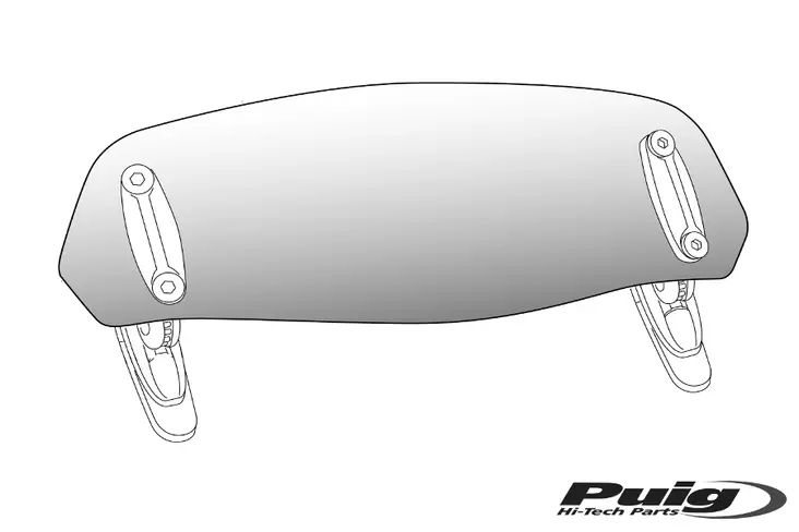 Puig Multiregulable Visor Univ. 277X100M - Vindskydd - D183868 - 1