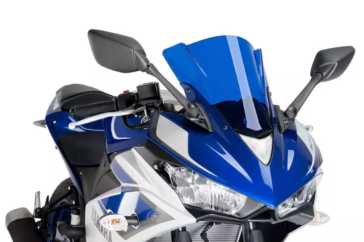Puig Racing Screen Yamaha Yzf-R3 15'-18' - Vindskydd - D184838 - 1