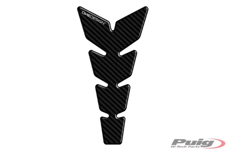 Puig Tank Pad Leather C/Carbon Look - Tankskydd - D186118 - 1