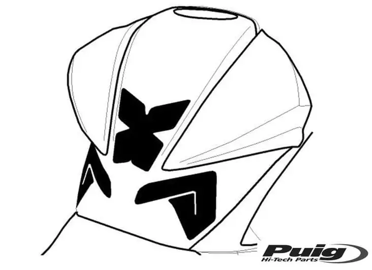 Puig Tank Pad + Side Part Kawasaki Z800 - Tankskydd - D185248 - 1