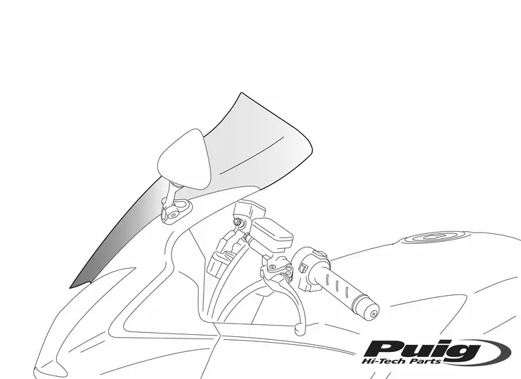 Puig Touring Screen Yamaha Fjr1300 01-05 - Vindskydd - D180548 - 1